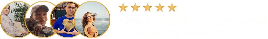 Eine Million+ Teilnehmende in 15+ Jahren als Coach